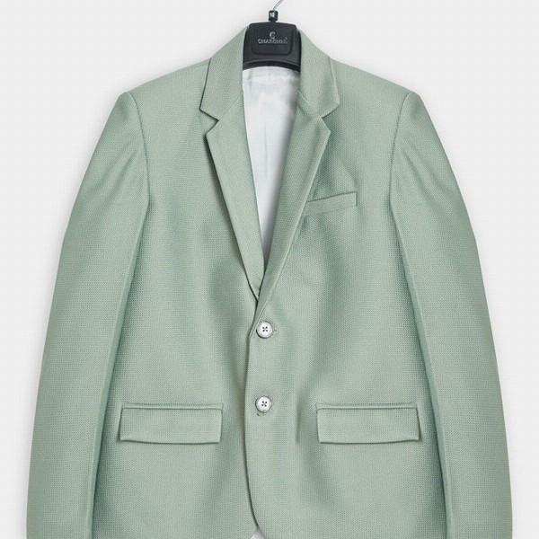 CHARCHIT Boys Self-Design Blazer With T-Shirt