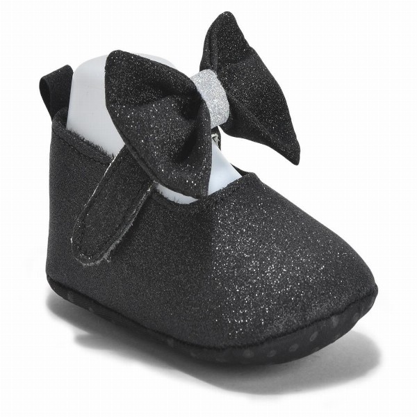 Star Fish Unisex Kids Bow Detail Cotton Booties