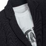 CHARCHIT Boys Solid Party Blazers and T-Shirt