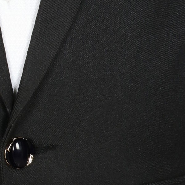 SG YUVRAJ Boys Black Solid Party Tuxedo Blazer