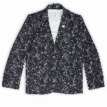 CAVIO Boys Geometric Pure Cotton Cambric Blazer With T-shirt