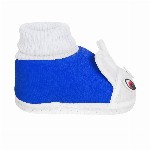Neska Moda 3 To 12 Months Baby Boys & Baby Girls Cute Soft Cotton Pre-Walker Rabbit Face Booties (Toe to Heel Length - 12 cm, Blue)