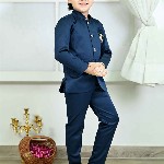 BT DEZINES Boys Single-Breasted Two-Piece Suit