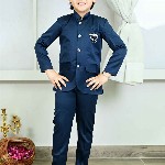 BT DEZINES Boys Single-Breasted Two-Piece Suit