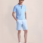 U.S. Polo Assn. Men Solid Polo Collar Cotton Slim Fit T-Shirt