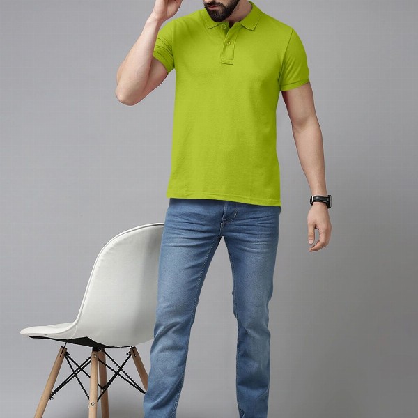 Metronaut Men Polo Collar Pockets Slim Fit T-shirt