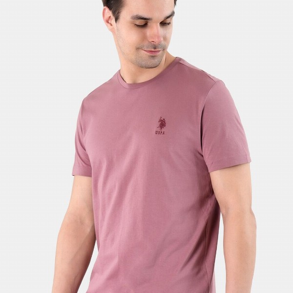 U.S. Polo Assn. Embroidered Logo Pure Cotton Lounge T-shirts