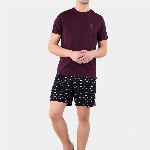 U.S. Polo Assn. Embroidered Logo Pure Cotton Lounge T-shirts