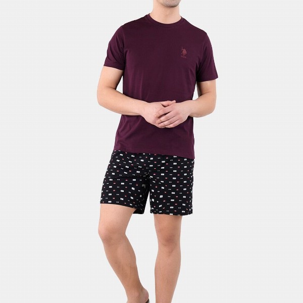 U.S. Polo Assn. Embroidered Logo Pure Cotton Lounge T-shirts