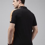 Arrow Colourblocked Polo Collar T-shirt
