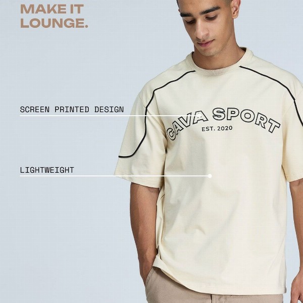 CAVA Printed Oversized T-shirt