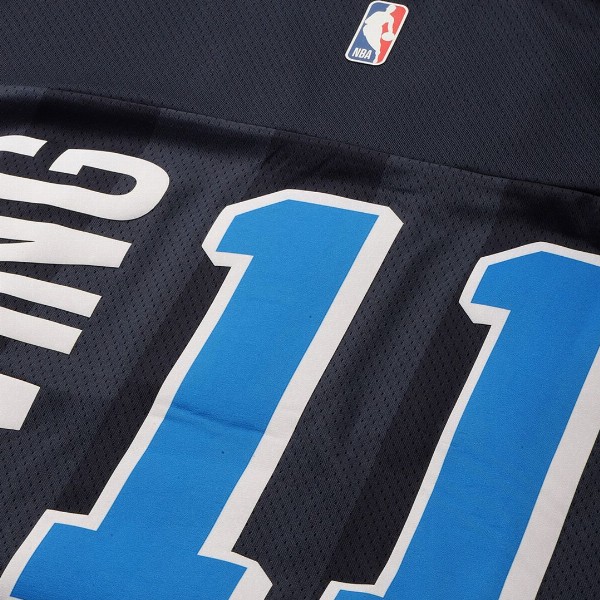 NBA Typography Printed Drop-Shoulder Sleeves Football T-Shirt