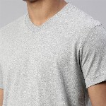 Levis Men Pure Cotton V Neck Short Sleeve Tshirt