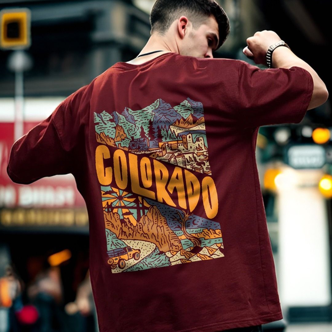 NOBERO Graphic Printed Oversized T-shirt