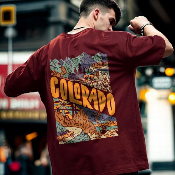 NOBERO Graphic Printed Oversized T-shirt