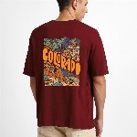 NOBERO Graphic Printed Oversized T-shirt
