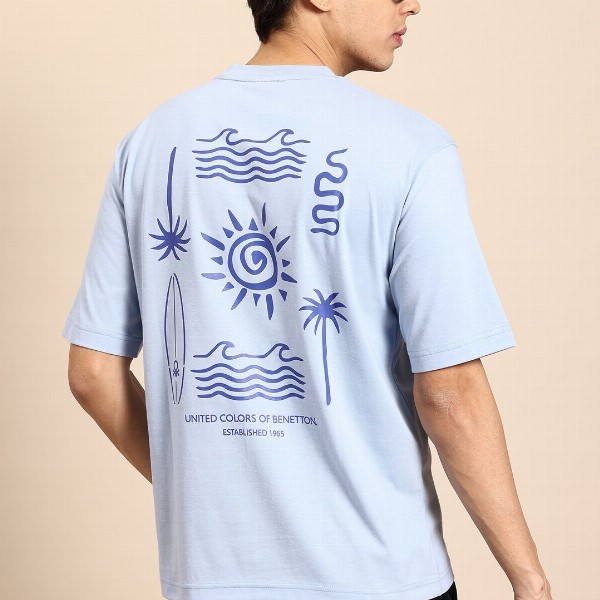 United Colors of Benetton Printed Relaxed T-shirt
