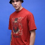 HIGHLANDER Unisex Graphic Printed Dropshoulder Oversized Tshirt