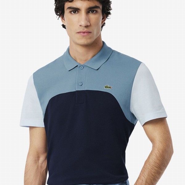 Lacoste Men Polo Collar Applique T-shirt