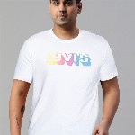 Levis Brand Logo Printed Pure Cotton T-shirt