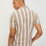 max Striped Polo Collar T-shirt
