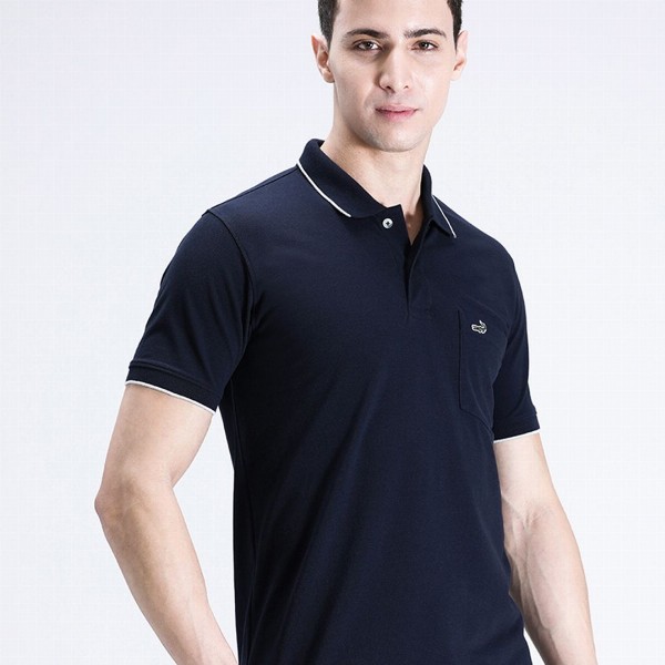 Crocodile Polo Collar Slim Fit Cotton T-shirt