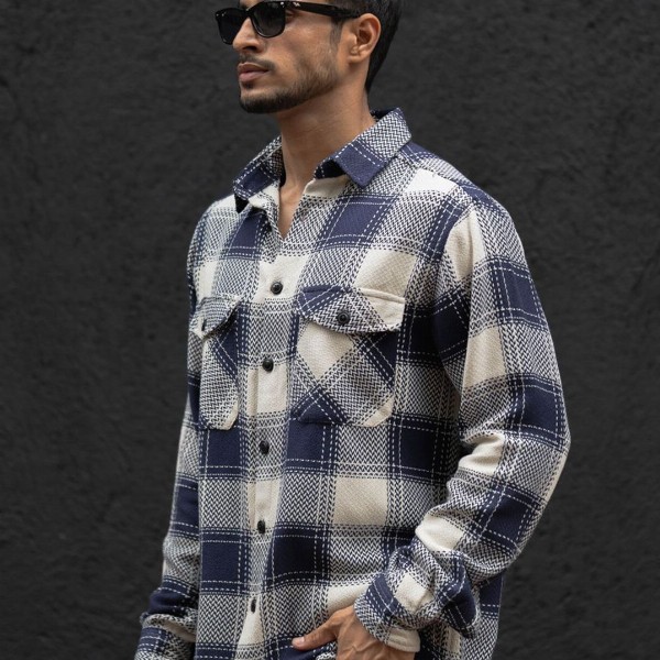 Powerlook Men Tartan Checks Opaque Checked Casual Shirt