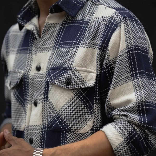 Powerlook Men Tartan Checks Opaque Checked Casual Shirt