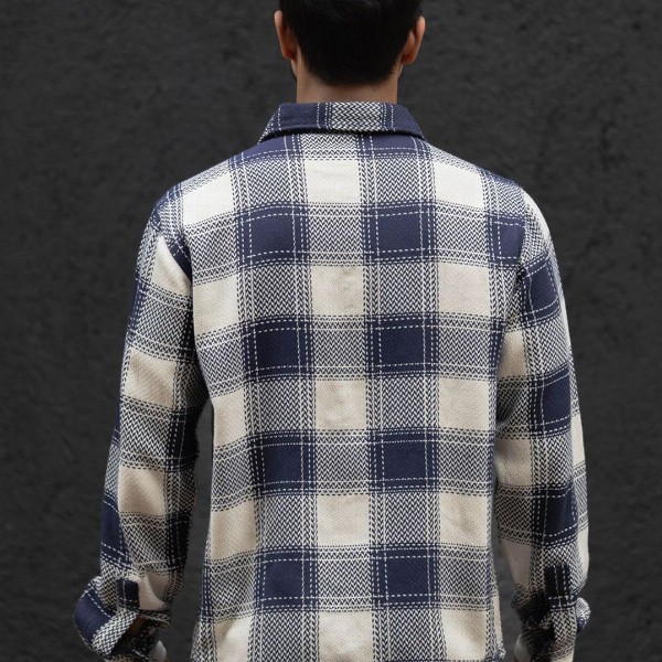 Powerlook Men Tartan Checks Opaque Checked Casual Shirt