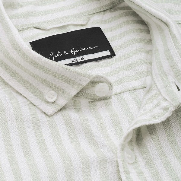 Mast & Harbour Men Cotton Striped Casual Shirt