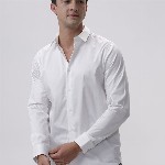 The Collection Men Classic Long Sleeve Slim Fit Formal Shirt