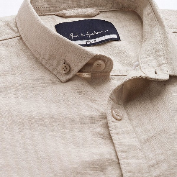 Mast & Harbour Men Standard Opaque Striped Casual Shirt