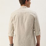 Mast & Harbour Men Standard Opaque Striped Casual Shirt
