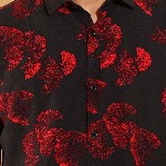 HERE&NOW Men Slim Fit Floral Opaque Printed Casual Shirt