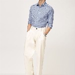 Andamen Men Premium Opaque Checked Casual Shirt