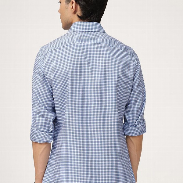 Andamen Men Premium Opaque Checked Casual Shirt