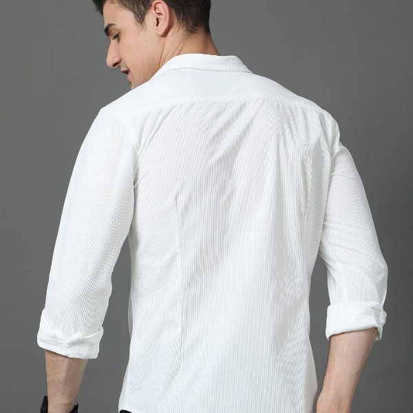 HERE&NOW Men Slim Fit Opaque Casual Shirt