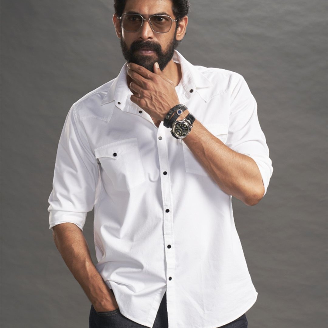 KINGDOM OF WHITE Pure Cotton Western Casual Stay White Shirt