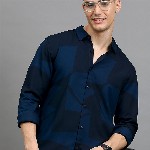 HERE&NOW Geometric Printed Slim Fit Opaque Casual Shirt