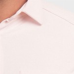 Harfun Men Spread Collar Solid Casual Shirt