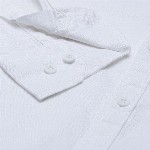 Roadster Men White Opaque Cotton Linen Casual Shirt
