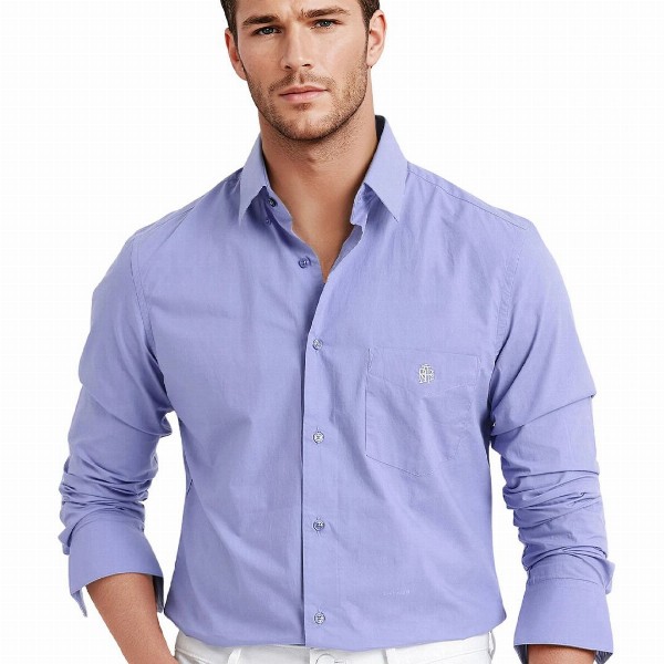 RARE RABBIT Men Comfort Spread Collar Solid Cotton Casual Shirt