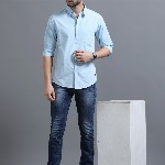The Roadster Lifestyle Co Pure Cotton Full Sleeve Shirts