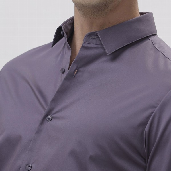 The Collection Men Classic Slim Fit Opaque Casual Shirt