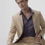 The Collection Men Classic Slim Fit Opaque Casual Shirt