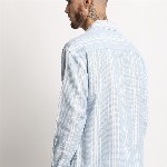 THE BEAR HOUSE Relaxed Opaque Striped Casual Shirt