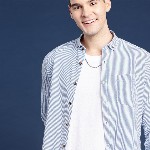 Mast & Harbour Men Standard Striped Casual Shirt