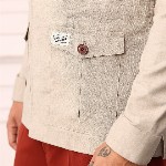 Mr Bowerbird Single-Breasted Tailored Fit Blazer with Shoulder Tabs