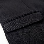 MANQ Slim-Fit Bandhgala Single-Breasted Blazer