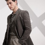 INVICTUS Notched Lapel Collar Slim Fit Semiformal Blazer